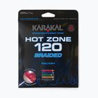 Squash string Karakal Hot Zone Braided 120 11 m red
