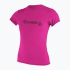 Women's swim shirt O'Neill Basic Skins Sun Shirt fox pink