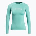 Women's swimming longsleeve O'Neill Basic Skins Rash Guard light/aqua