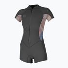 O'Neill Bahia 2/1 Front Zip Spring graphite/desert bloom/drift blue women's wetsuit
