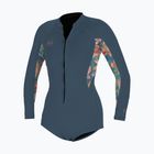 Women's Swim Foam O'Neill Bahia 2/1 Front Zip Short Spring Copen blue/painted tropics/copen blue