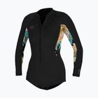 Women's Swim Foam O'Neill Bahia 2/1 Front Zip Short Spring black/mikah floral/black