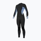 Women's swimming wetsuit O'Neill Bahia 3/2 Back Zip Full IQ5 black/surf abstract/chambray blue