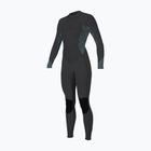 Women's swimming wetsuit O'Neill Bahia 3/2 Back Zip Full IT1 tempered steel/shaded island sky/shade