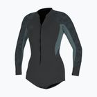 Women's wetsuit O'Neill Bahia 2/1 mm Front Zip Short Spring tempered steel/shade