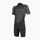 Men's swimming wetsuit O'Neill Reactor-2 2mm Back Zip SS Spring HJ5 black/graphite