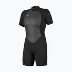Women's swimming wetsuit O'Neill Reactor-2 2mm Back Zip SS Spring IS7 black/black