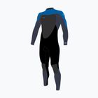 Children's swimming wetsuit O'Neill Youth Epic 4/3 mm Back Zip Full black/slate/bali blue