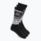 Ski socks Surfanic Pro Tech 3 pak Fairisle black