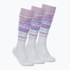 Ski socks Surfanic Pro Tech Fairisle 3 pak ice lilac