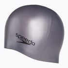 Speedo Plain Moulded Silicone silver swimming cap 8-709849086