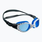 Speedo Futura Biofuse Flexiseal oxid grey/white/blue swim goggles 68-11315C107