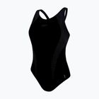 Women's one-piece swimsuit Speedo Placement Laneback black/grey