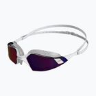 Speedo Aquapulse Pro Mirror white/purple swimming goggles