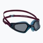 Speedo Hydropulse deep plum/navy/smoke swim goggles 68-12268D648