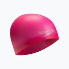 Speedo Plain Moulded pink children's swimming cap 8-70990F290