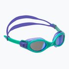 Speedo Futura Biofuse Flexiseal Mirror children's swimming goggles violet / emerald / saphire blue