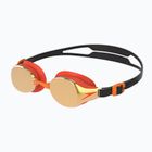 Speedo Hydropure Mirror children's swimming goggles black/mango/orange gold