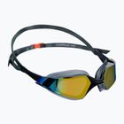 Speedo Aquapulse Pro Mirror oxid grey/black/orange gold swimming goggles 68-12263F982