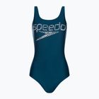 Women's one-piece swimsuit Speedo Logo Deep U-Back blue 68-12369G711