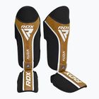 RDX Shin Instep Aura Plus T-17 golden tibia and foot protectors