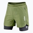 RDX T16 green/black training shorts