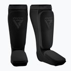 RDX Hosiery Shin Instep Foam tibia protectors black/black