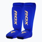 RDX Hosiery Shin Instep Foam blue/white tibia and foot protectors