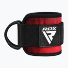 RDX A4 Ankle Hook Straps For Gym Cable Machine red