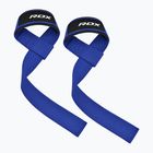 RDX W1 Weight Training Wrist Straps blue