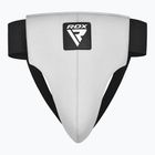 Men's RDX R1 Martial Arts Groin Guard white/black