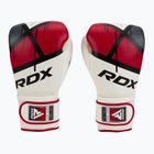 RDX boxing gloves red and white BGR-F7R