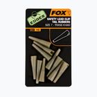 Fox International Edges Lead Clip Tail Rubbers 10 pcs. Trans Khaki CAC478