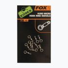 Fox International Edges Kuro Micro Hook Ring Swivels silver CAC586