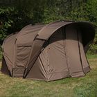 Fox International Retreat+ Ripstop Ventec 2 Man Ext Wrap fishing tent brown CUM203
