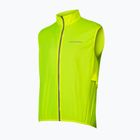Men's Endura Pakagilet hi-viz yellow cycling vest