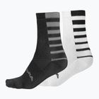 Men's Endura Coolmax Stripe 2-pack cycling socks black