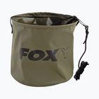Fox International Collapsible Large Carp Water Bucket inc Rope / Clip green CCC049