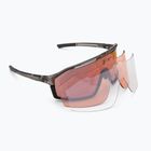 Endura Dorado II 3+1+1 grey/brown tint /full red-black mirror sunglasses