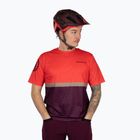 Men's Endura Singletrack II Core aubergine cycling jersey