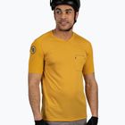 Men's Endura GV500 Foyle Tech mustard cycling jersey