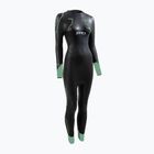 Women's wetsuit ZONE3 Vision black/eucalyptus green