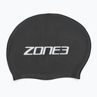 ZONE3 Long Hair black swimming cap
