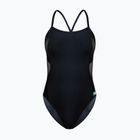 Women's one-piece swimsuit ZONE3 Strap Back black