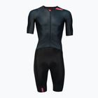 HUUB Strada Road Speed Suit Smooth Sleeve black/red men's cycling suit