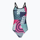 Ladies' one-piece swimsuit HUUB Her Spirit Bands navy/multi