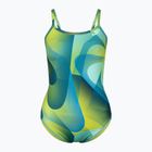 Nike Spectrum women's one-piece swimsuit green-blue NESSA019