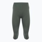 Women's Gymshark Training Cropped obsidian / green leggings