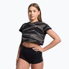 Women's training top Gymshark Zone Graphic Crop black/lime