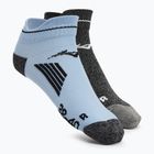 Mizuno Active Training Mid socks 2 pairs mykonos blue/black